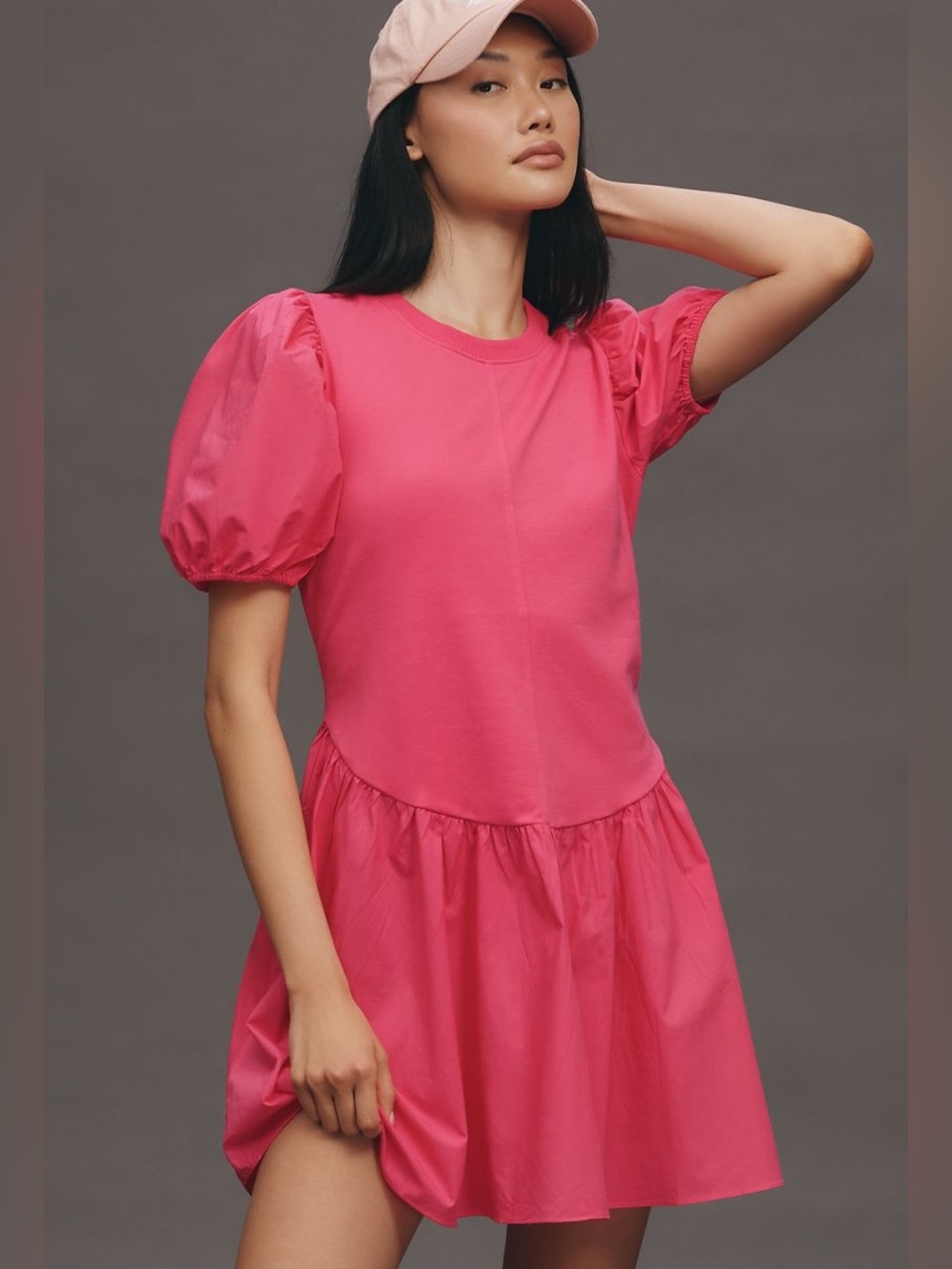 English Factory Short-Sleeve Babydoll Mini Dress, size Small , NWT